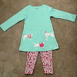 NWOT Joules toddler matching set 18-24 month